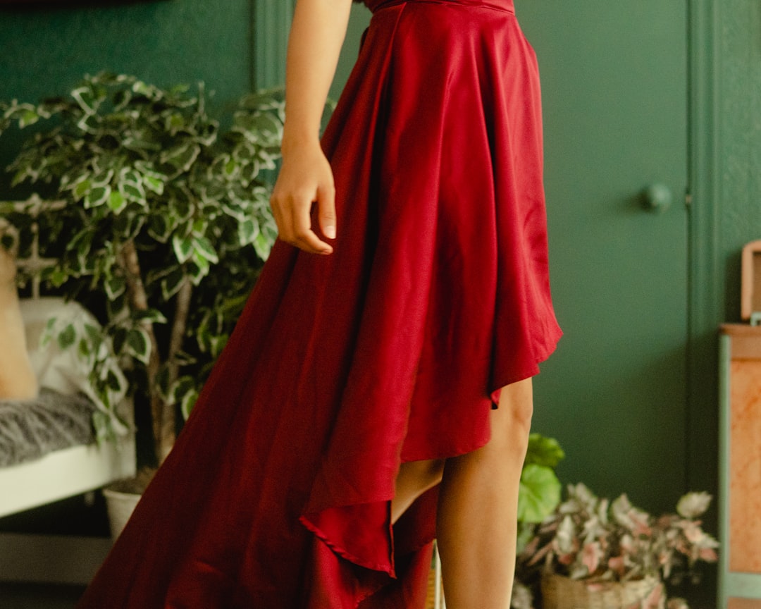Photo red dress